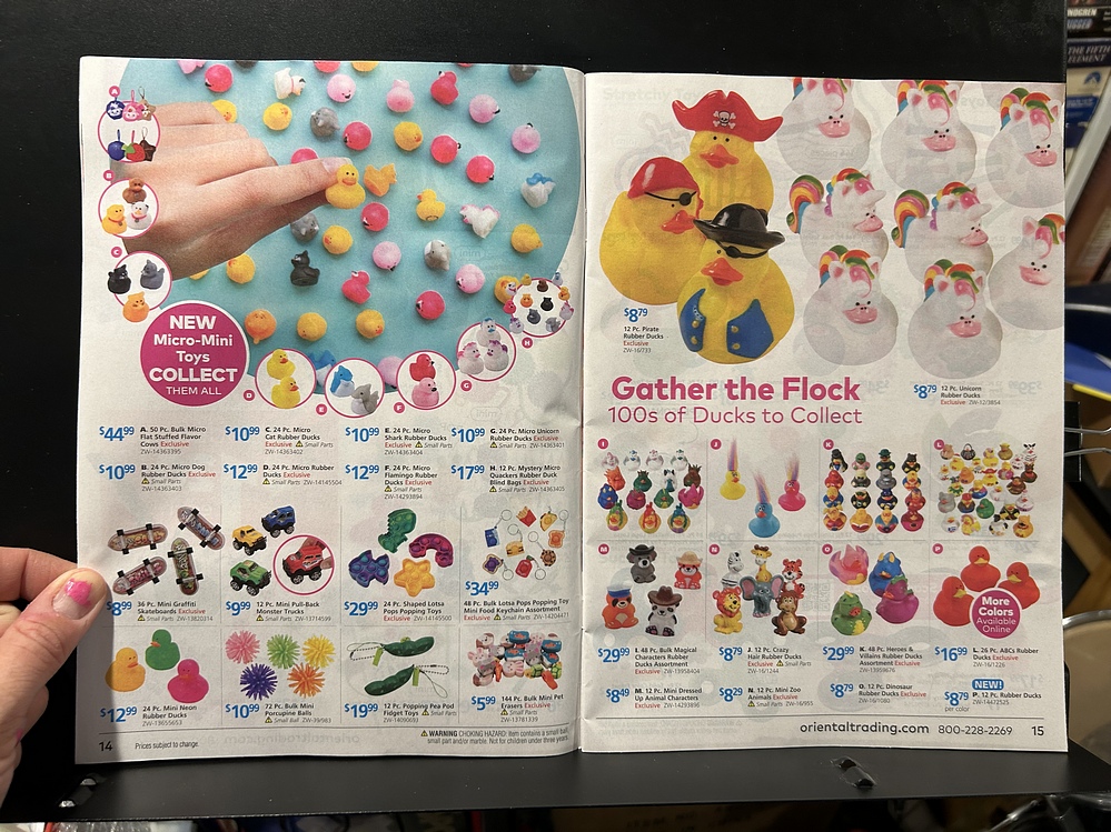 Oriental Trading, 2024 Halloween Catalog Parry Game Preserve