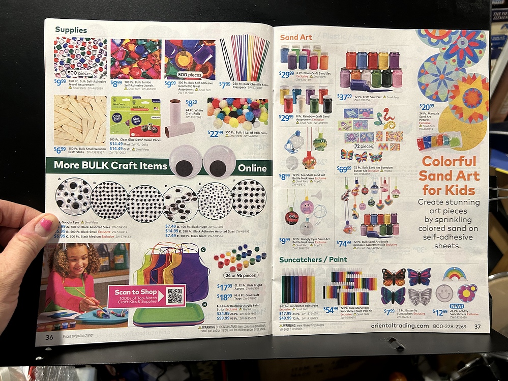 Oriental Trading, 2024 Halloween Catalog Parry Game Preserve