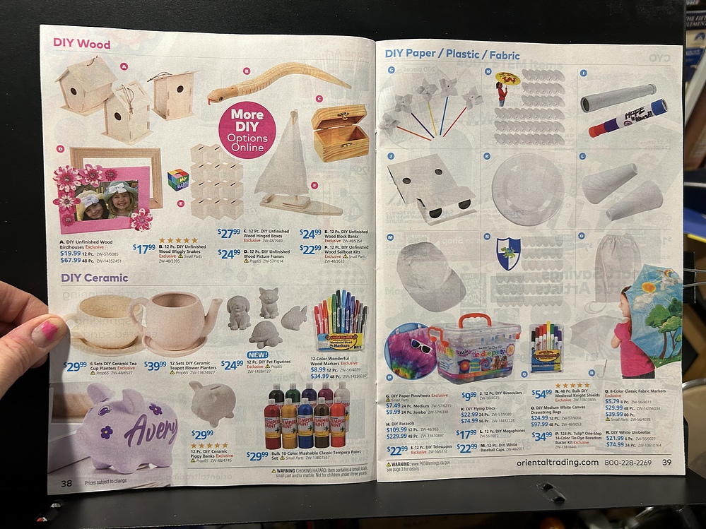 Oriental Trading, 2024 Halloween Catalog Parry Game Preserve