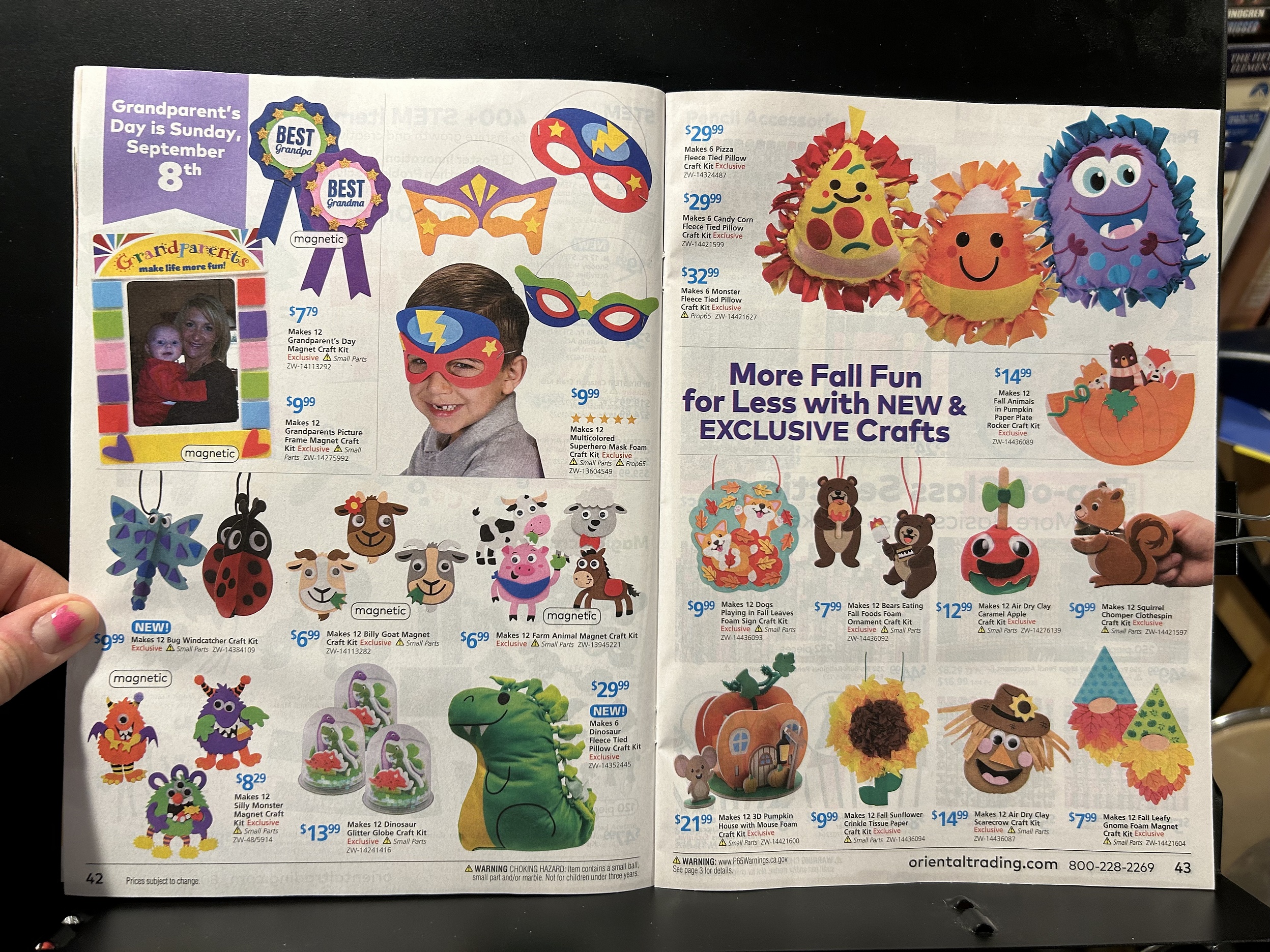 Oriental Trading, 2024 Halloween Catalog Parry Game Preserve