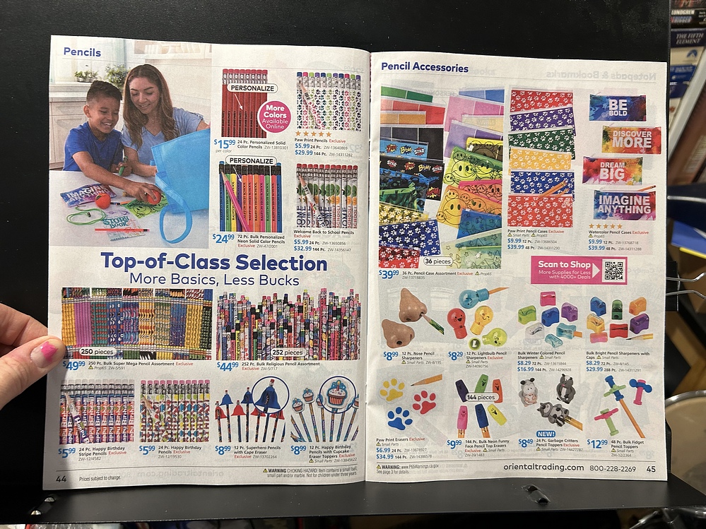 Oriental Trading, 2024 Halloween Catalog Parry Game Preserve