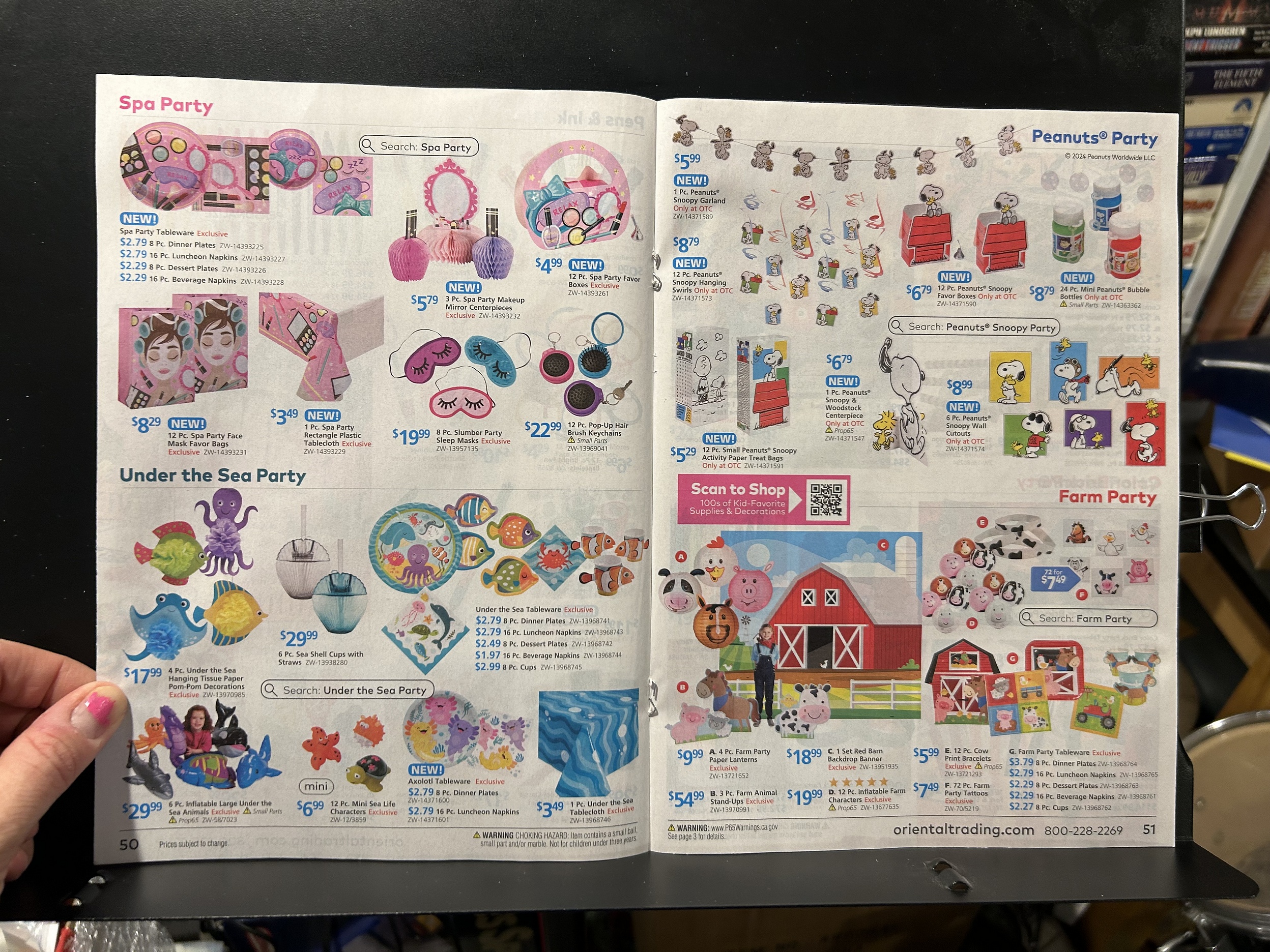 Oriental Trading, 2024 Halloween Catalog Parry Game Preserve