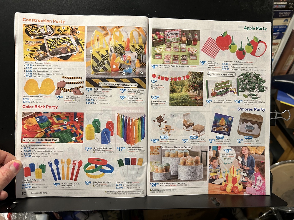 Oriental Trading, 2024 Halloween Catalog Parry Game Preserve