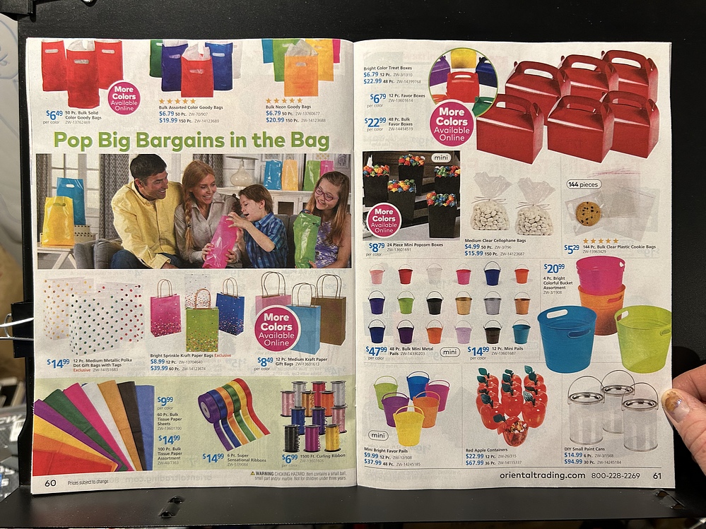 Oriental Trading, 2024 Halloween Catalog Parry Game Preserve