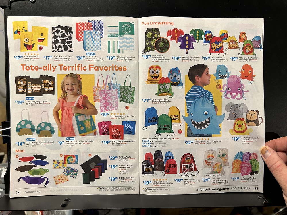 Oriental Trading, 2024 Halloween Catalog Parry Game Preserve