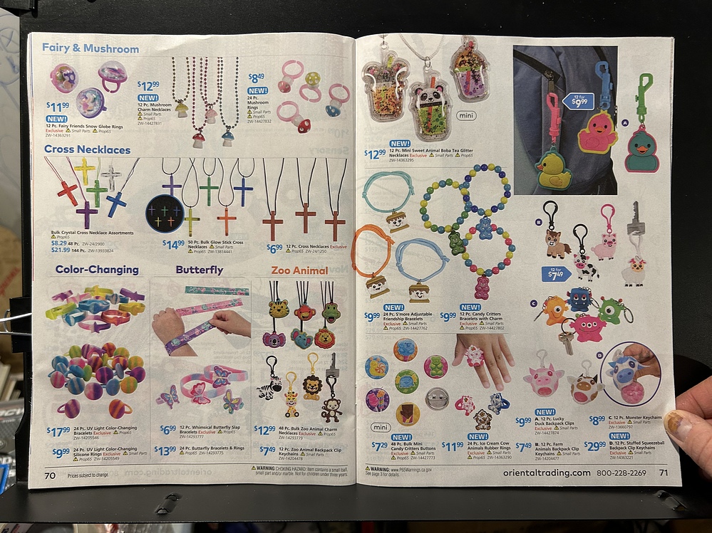 Oriental Trading, 2024 Halloween Catalog Parry Game Preserve