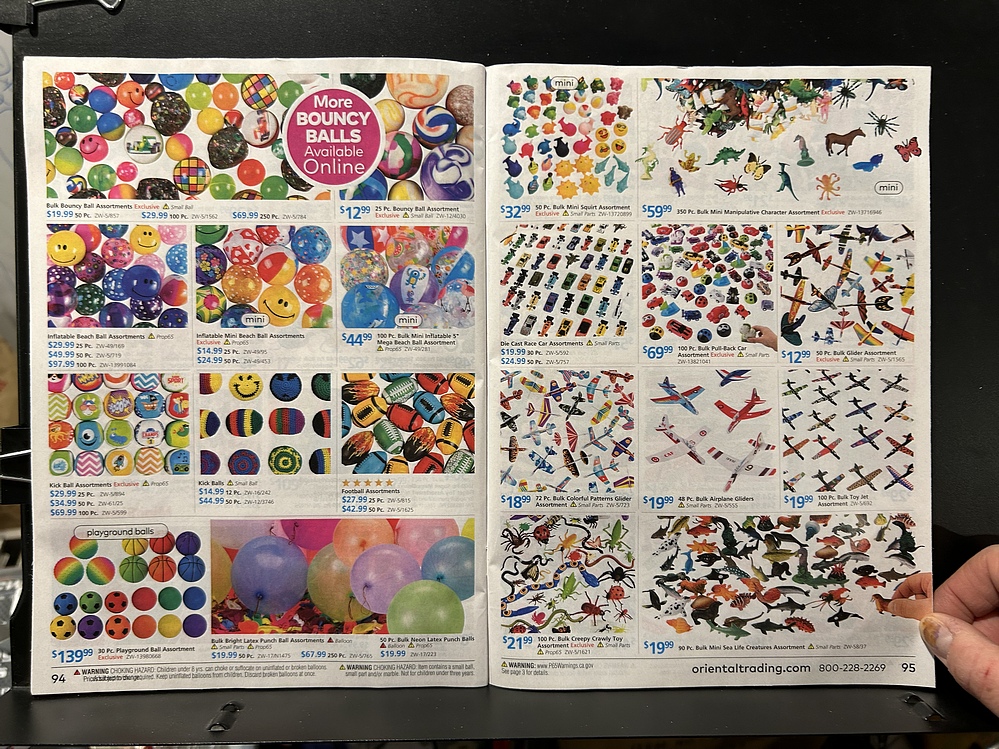 Oriental Trading, 2024 Halloween Catalog Parry Game Preserve