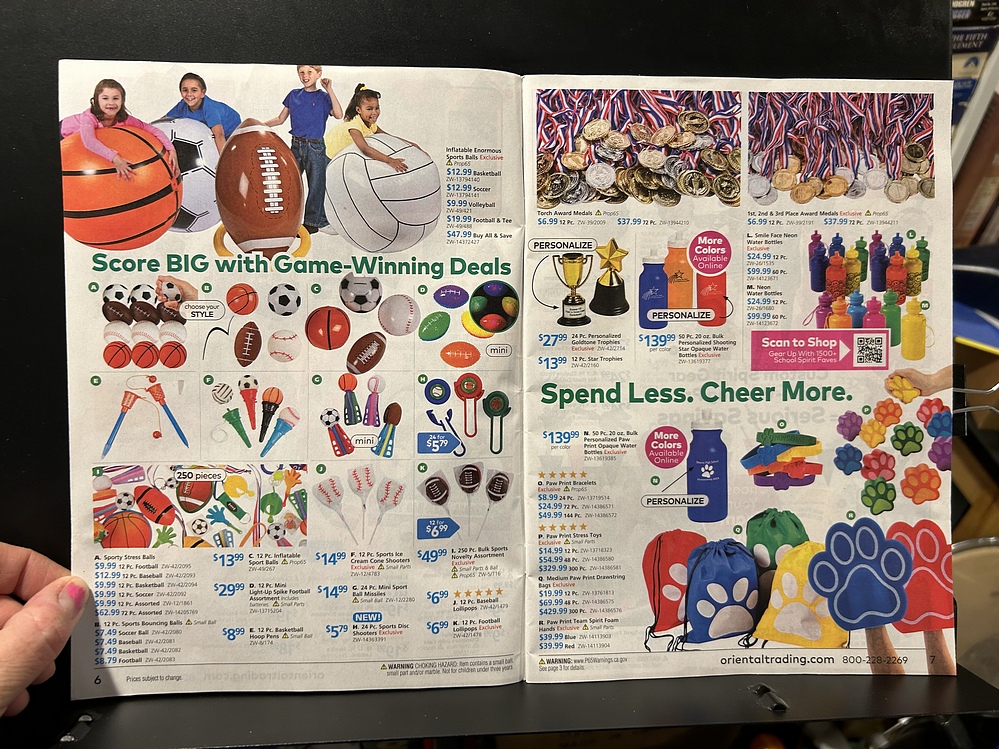 Oriental Trading, 2024 Halloween Catalog Parry Game Preserve