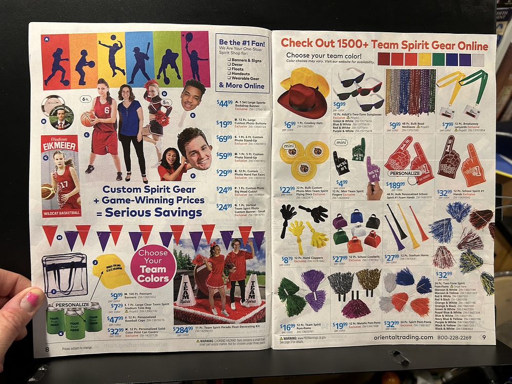 Oriental Trading, 2024 Halloween Catalog Parry Game Preserve