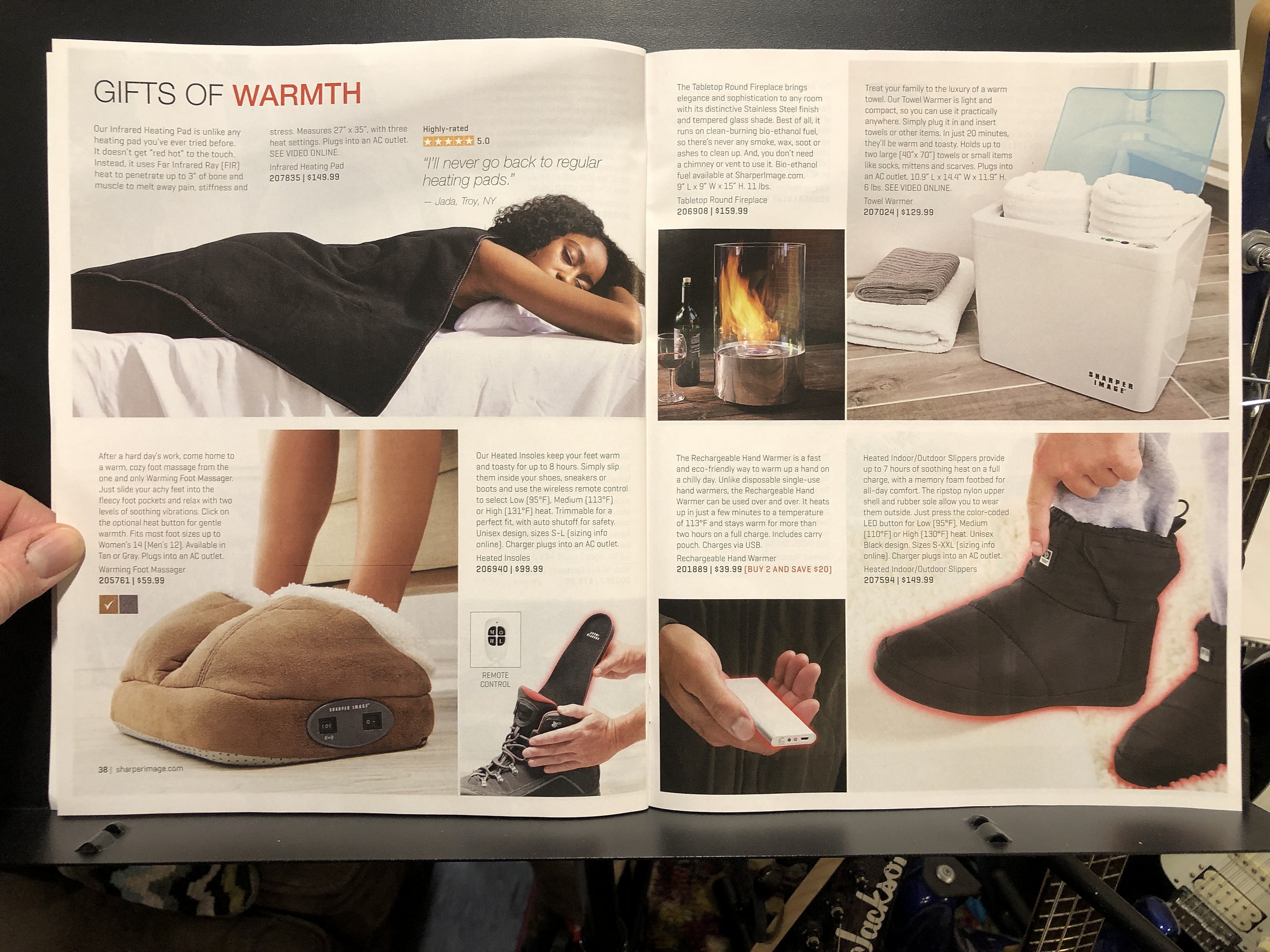 Sharper Image, 2022 Holiday Catalog Parry Game Preserve