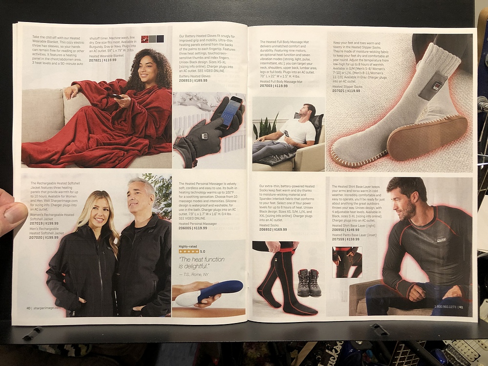 Sharper Image, 2022 Holiday Catalog Parry Game Preserve