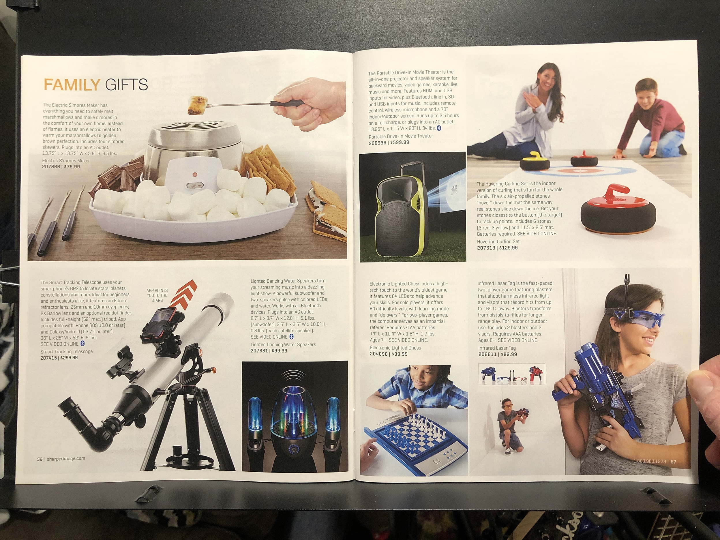 Sharper Image, 2022 Holiday Catalog Parry Game Preserve