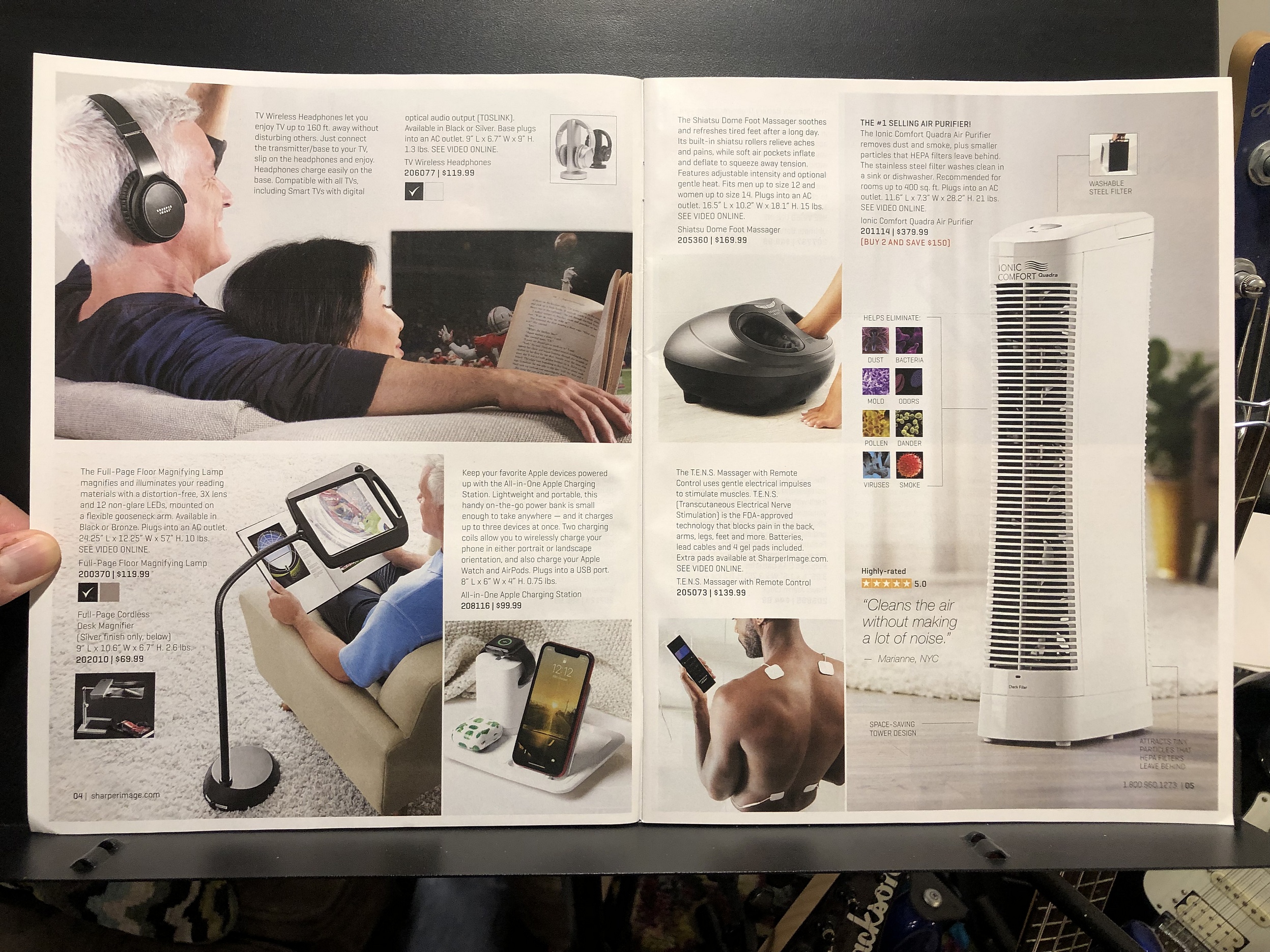 Sharper Image, 2022 Holiday Catalog Parry Game Preserve