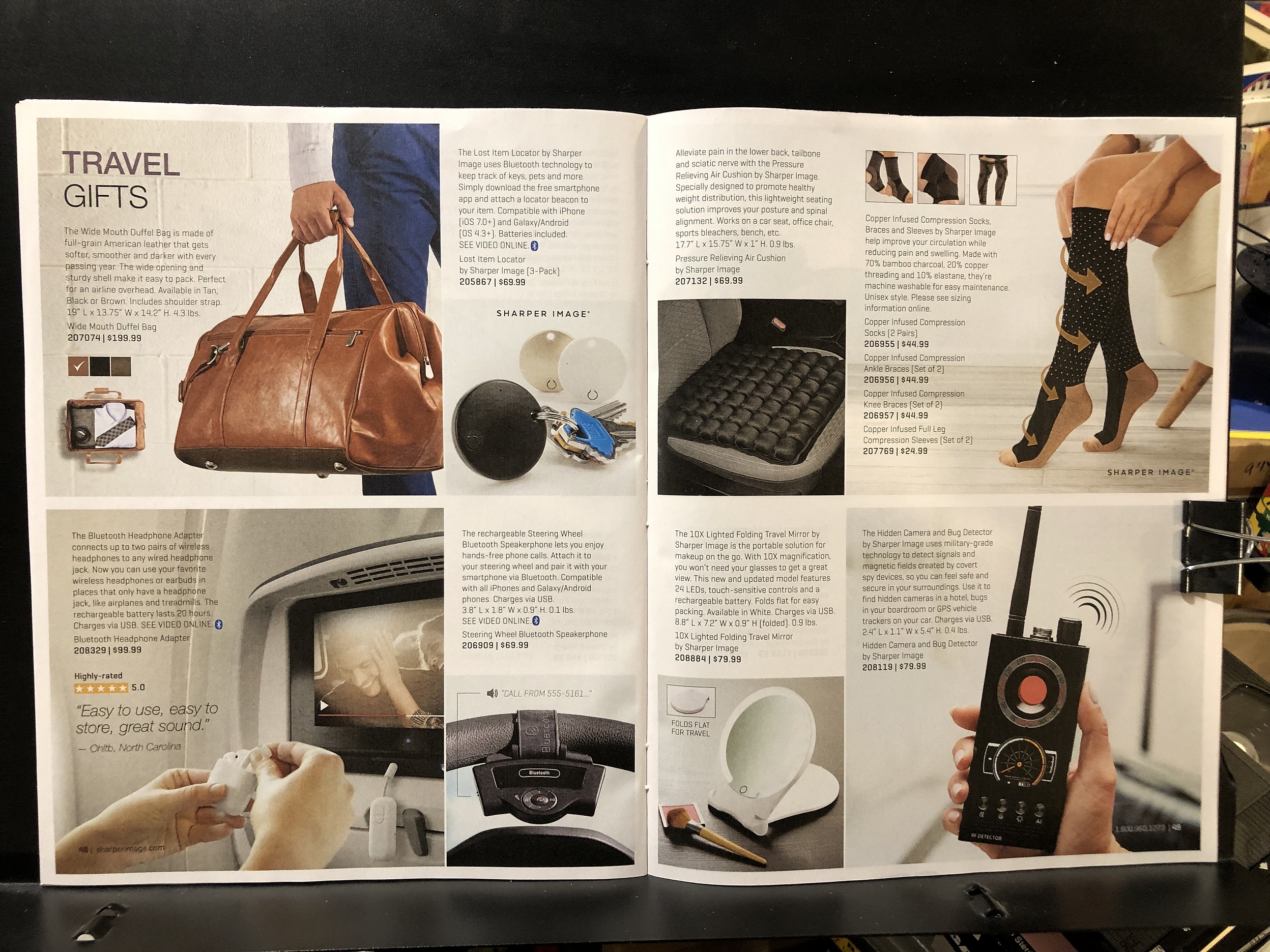 Sharper Image, 2023 Holiday Catalog Parry Game Preserve