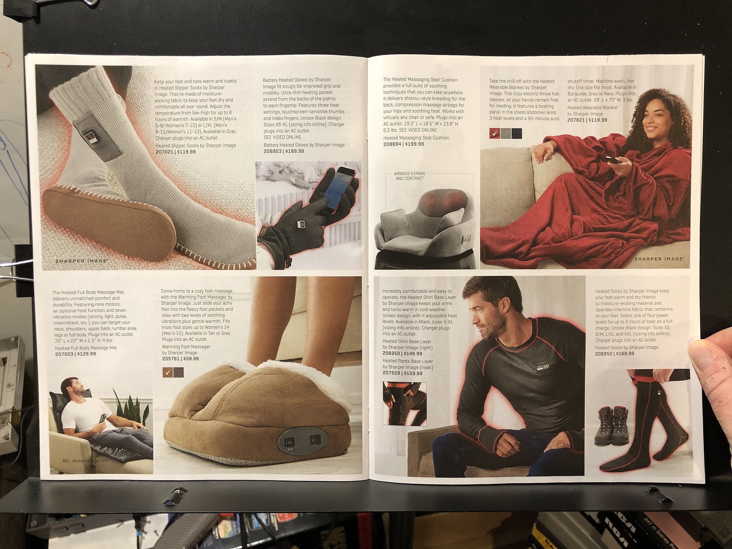 Sharper Image, 2023 Holiday Catalog Parry Game Preserve