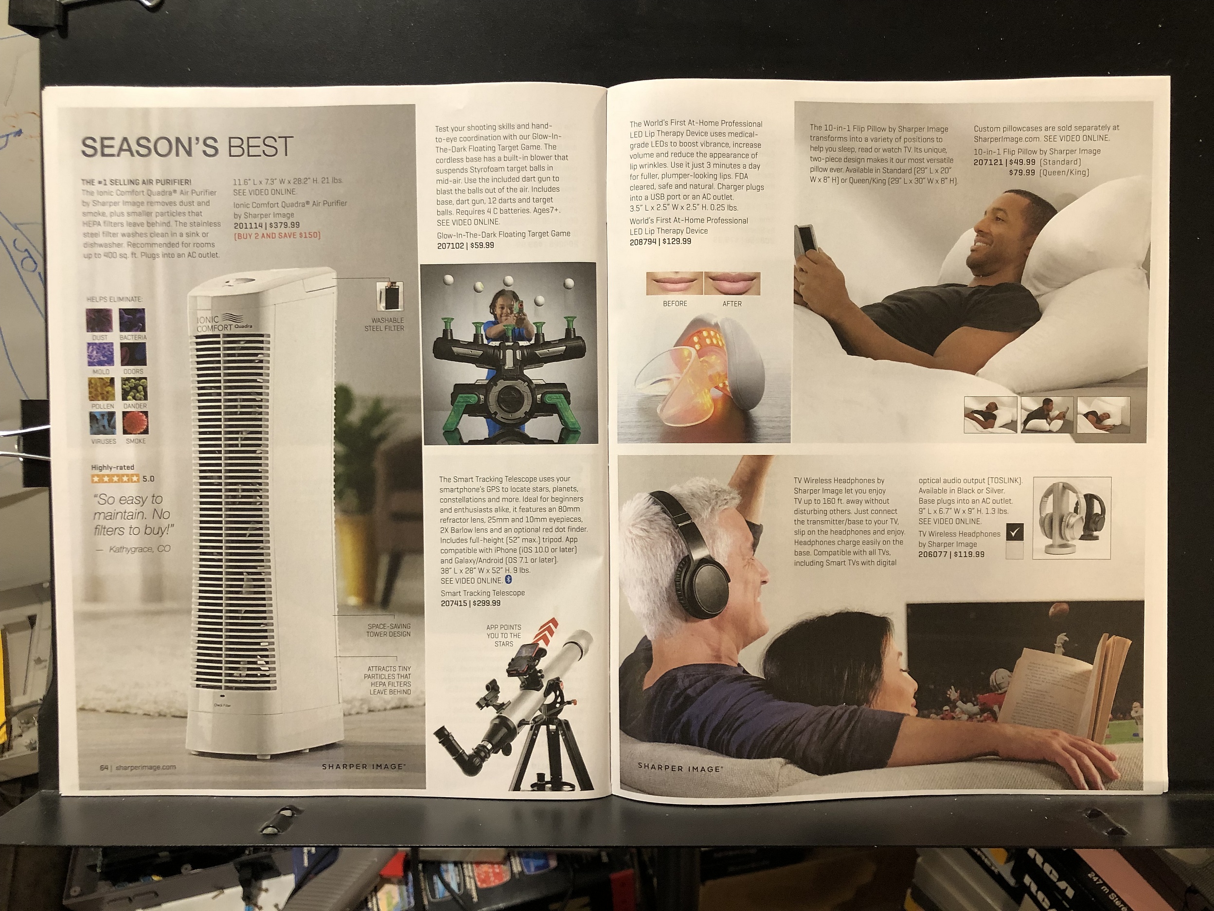 Sharper Image, 2023 Holiday Catalog Parry Game Preserve