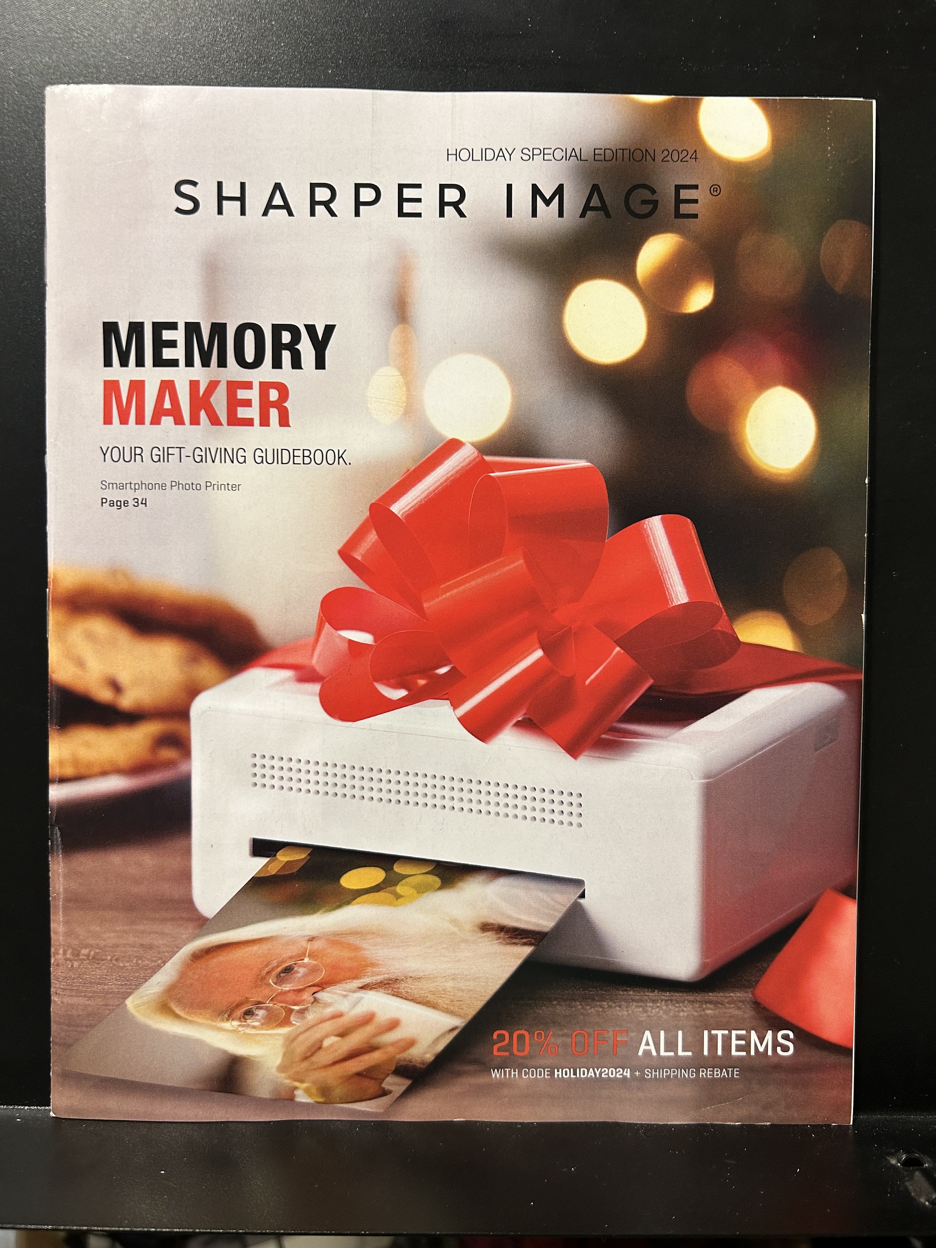 Sharper Image, 2024 Holiday Catalog Parry Game Preserve