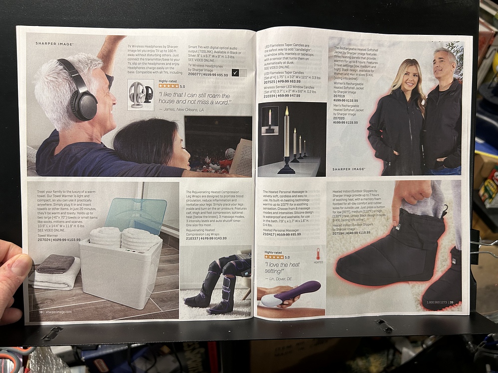 Sharper Image, 2024 Holiday Catalog Parry Game Preserve