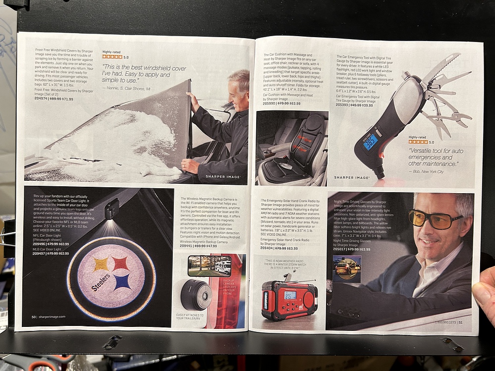 Sharper Image, 2024 Holiday Catalog Parry Game Preserve