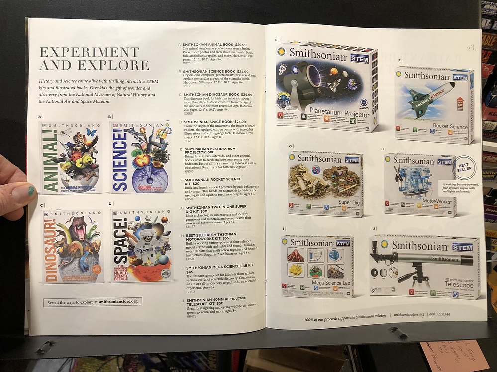 Smithsonian, 2023 Holiday Catalog Parry Game Preserve