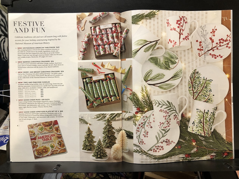 Smithsonian, 2023 Holiday Catalog Parry Game Preserve