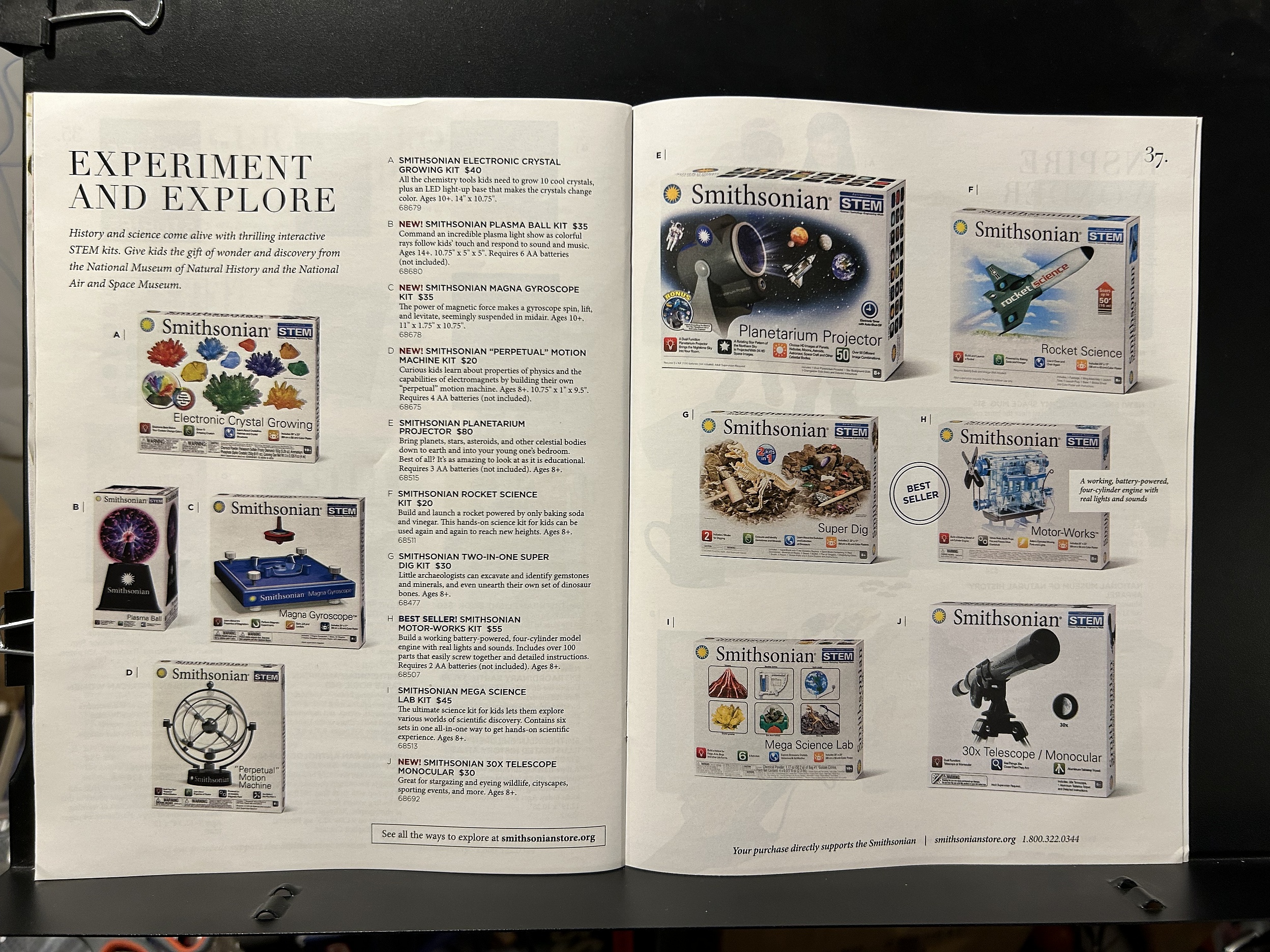 Smithsonian, 2024 Holiday Catalog Parry Game Preserve