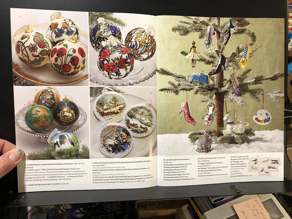 The Met Store, 2023 Holiday Catalog Parry Game Preserve