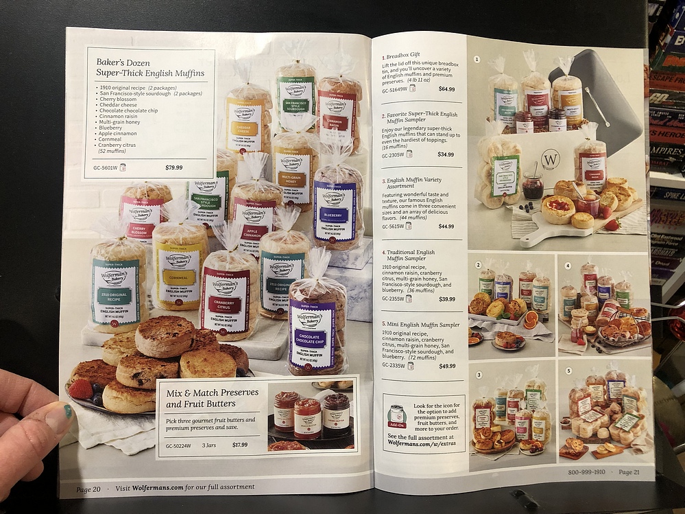 Wolferman's Bakery, Holiday 2023 Catalog Parry Game Preserve