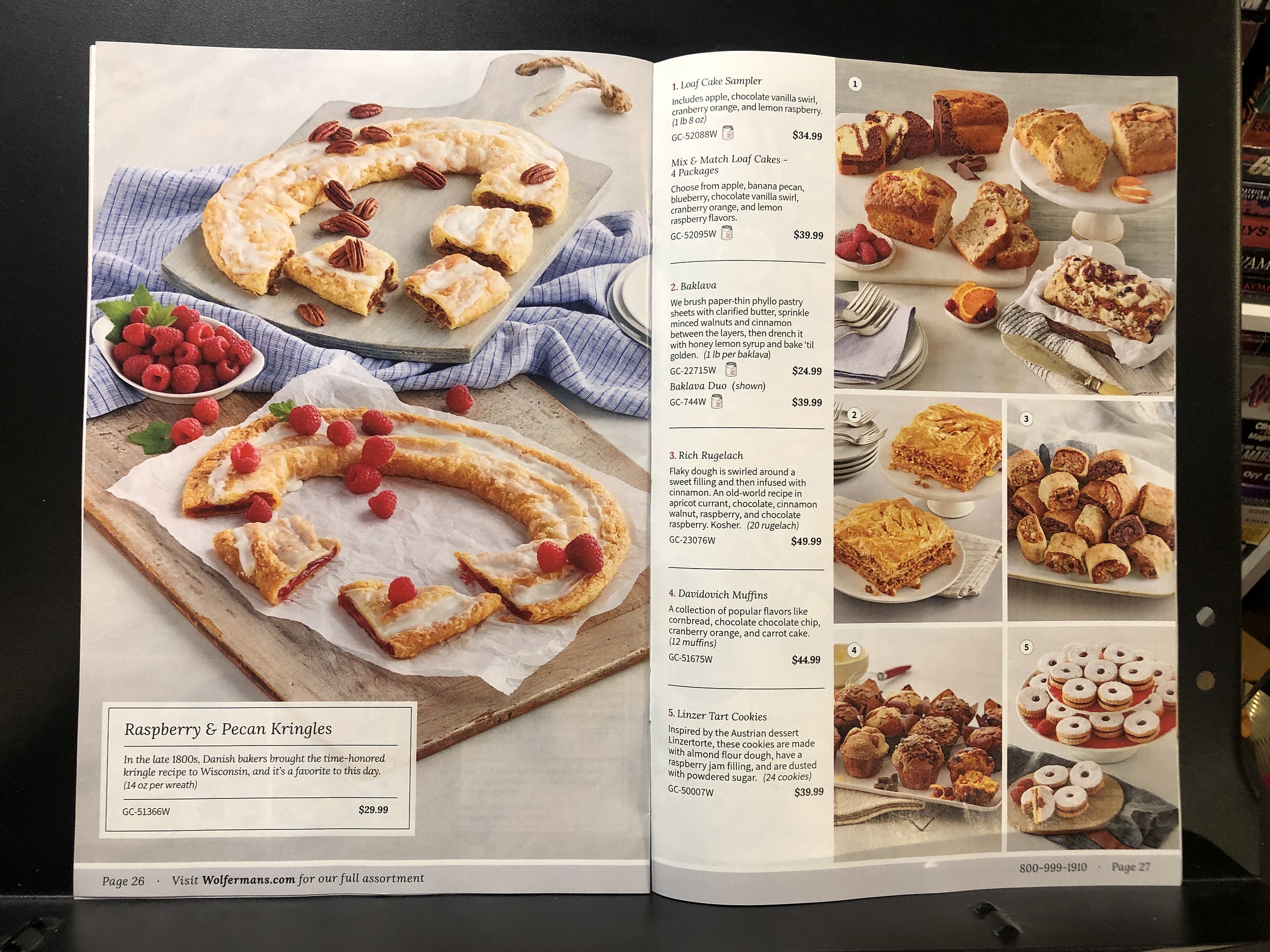 Wolferman's Bakery, Holiday 2023 Catalog Parry Game Preserve