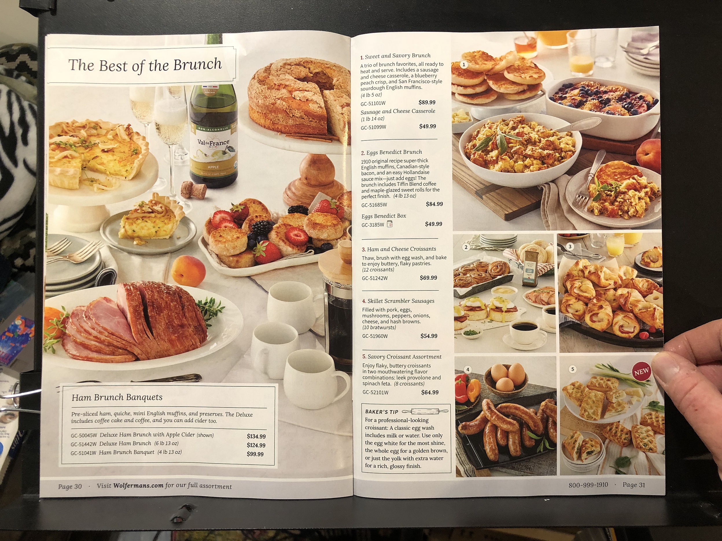 Wolferman's Bakery, Holiday 2023 Catalog Parry Game Preserve