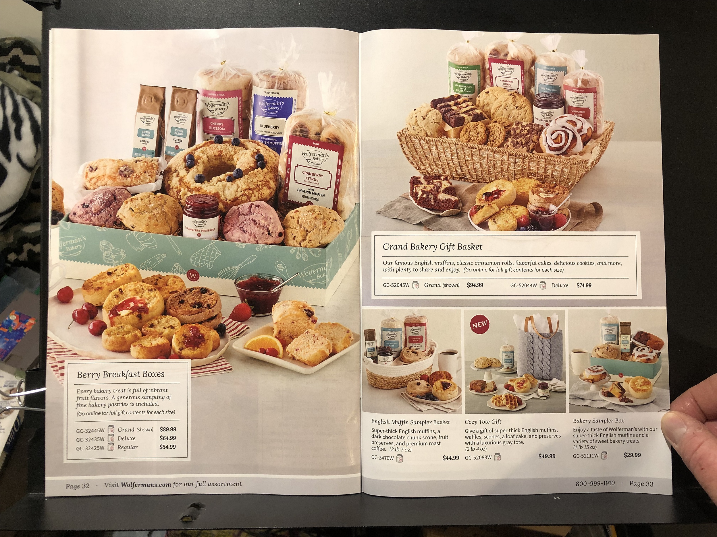 Wolferman's Bakery, Holiday 2023 Catalog Parry Game Preserve