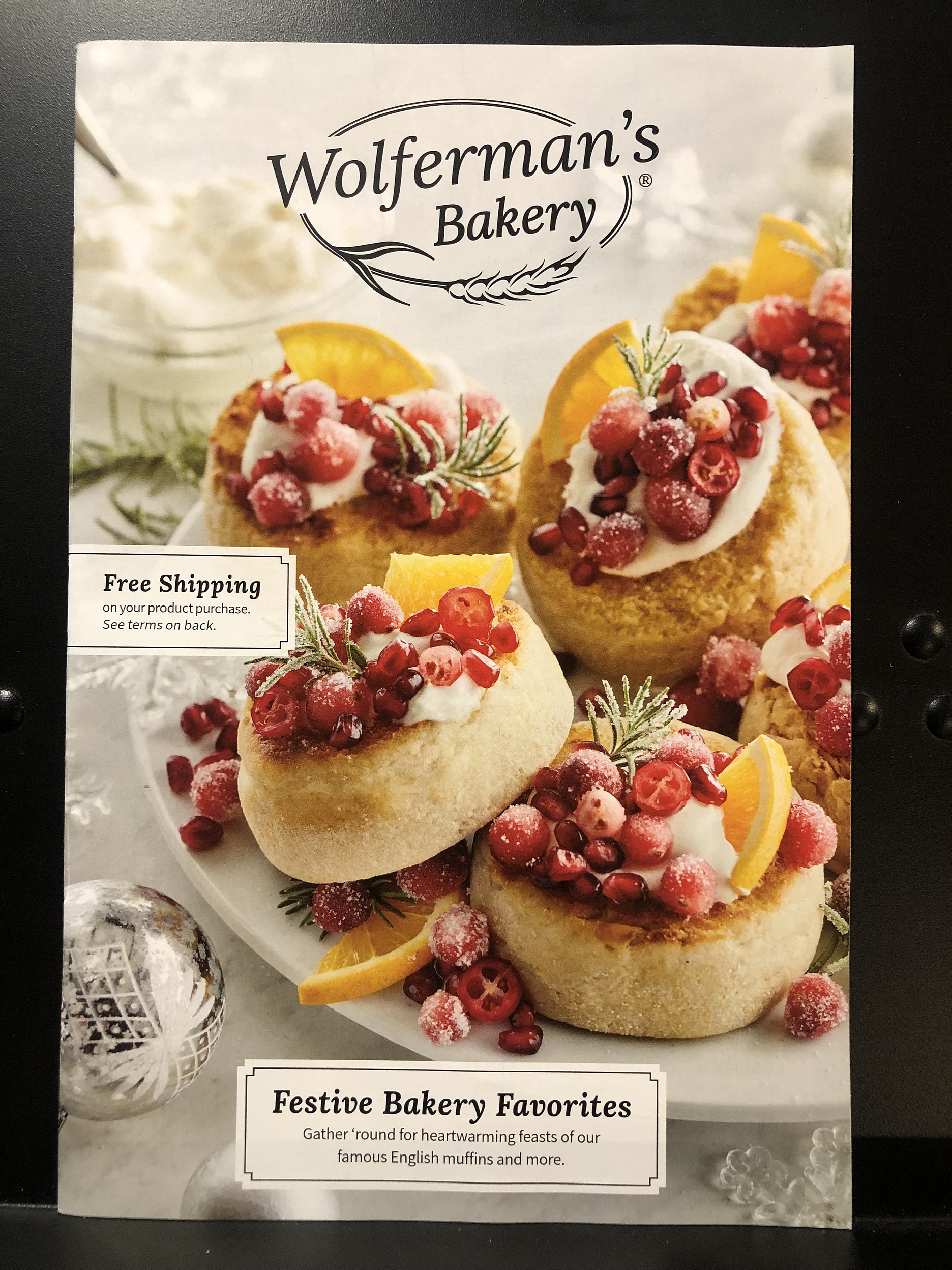 Wolferman's Bakery, Holiday 2023 Catalog Parry Game Preserve