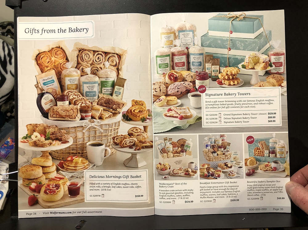 Wolferman's Bakery, Holiday 2023 Catalog Parry Game Preserve