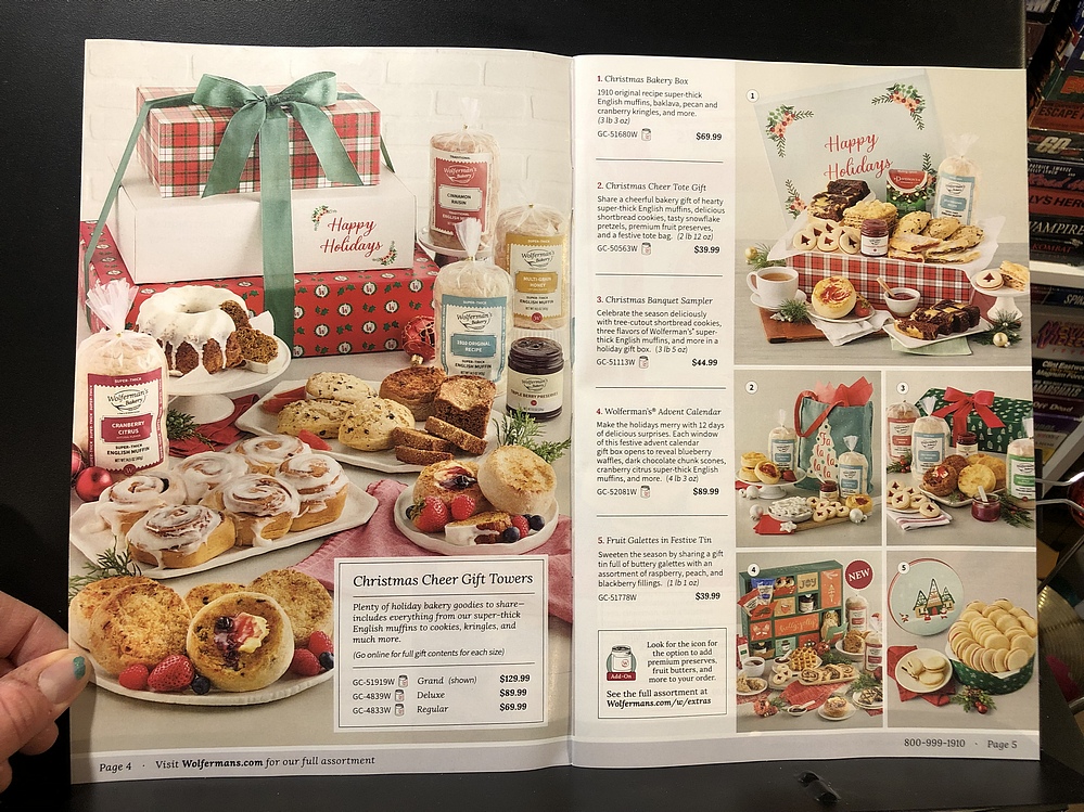 Wolferman's Bakery, Holiday 2023 Catalog Parry Game Preserve