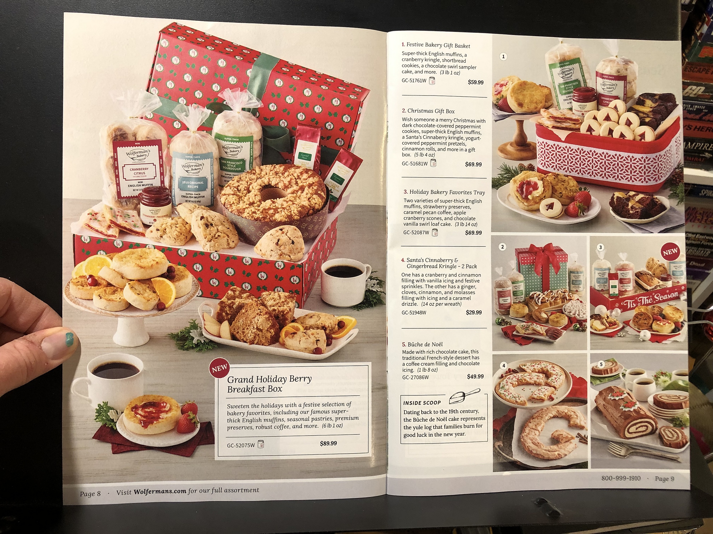 Wolferman's Bakery, Holiday 2023 Catalog Parry Game Preserve