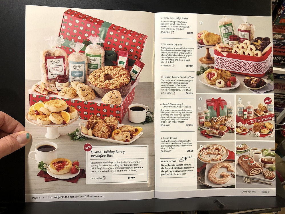 Wolferman's Bakery, Holiday 2023 Catalog Parry Game Preserve