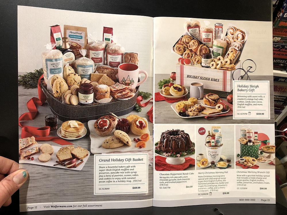 Wolferman's Bakery, Holiday 2023 Catalog Parry Game Preserve