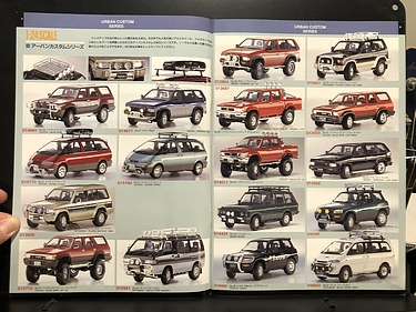 Hobby Catalogs: Aoshima, 1996 Hobby Catalog