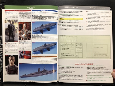 Hobby Catalogs: Aoshima, 1996 Hobby Catalog