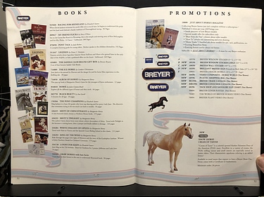 Hobby Catalogs: Breyer, 1996 Hobby Catalog