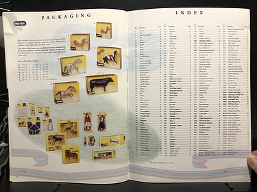 Hobby Catalogs: Breyer, 1996 Hobby Catalog