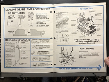 Hobby Catalogs: Carl Goldberg Models, 1986 Hobby Catalog