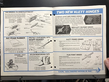 Hobby Catalogs: Carl Goldberg Models, 1986 Hobby Catalog