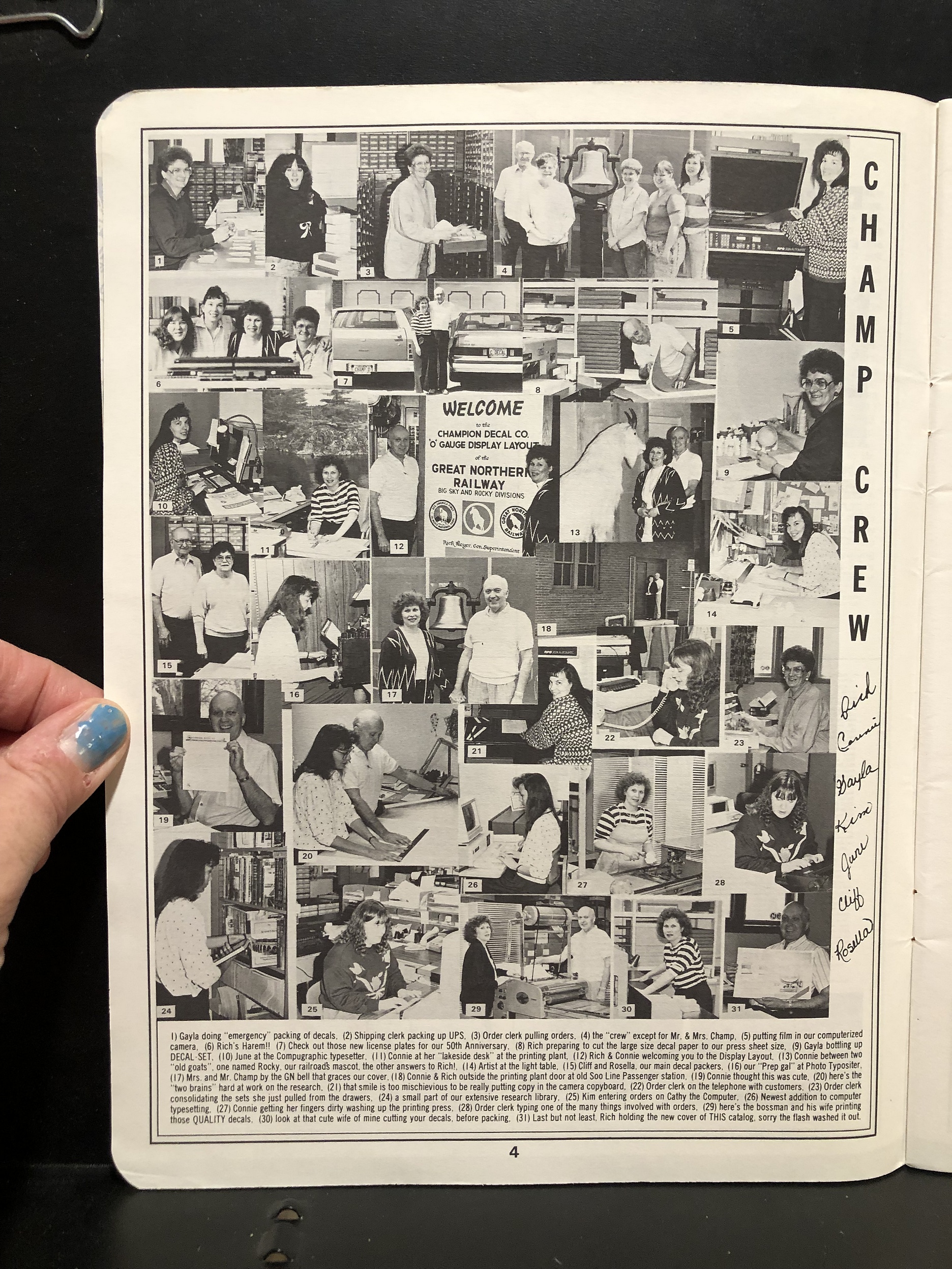 Champ Decals, 1990 Hobby Catalog, 50th Anniversary Parry Game Preserve