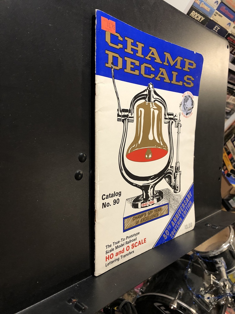Champ Decals, 1990 Hobby Catalog, 50th Anniversary Parry Game Preserve