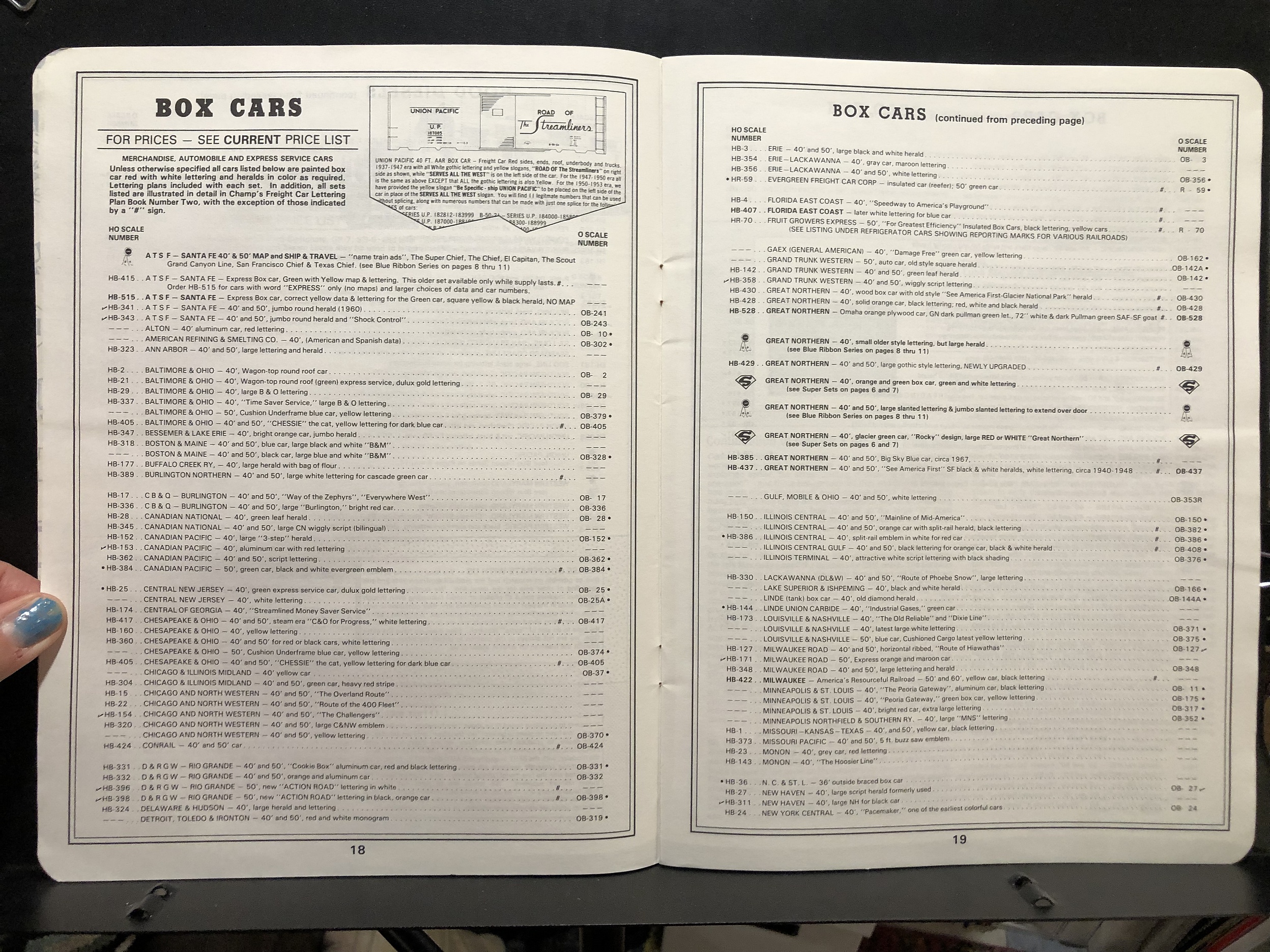 Champ Decals, 1990 Hobby Catalog, 50th Anniversary Parry Game Preserve
