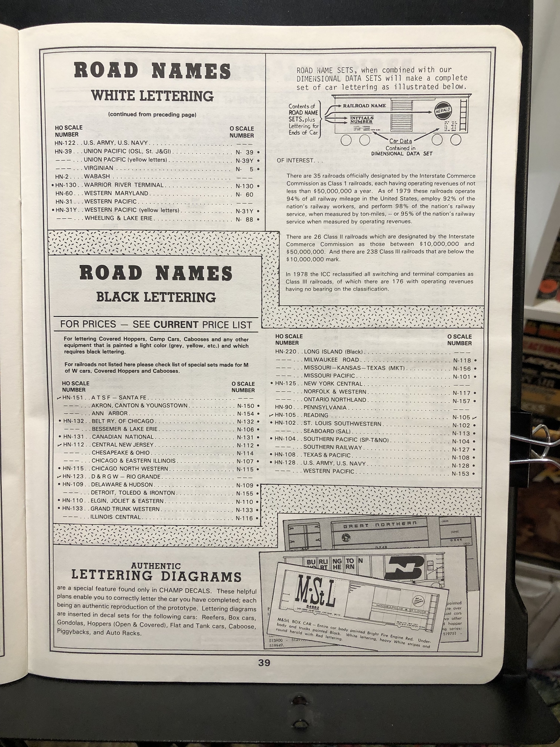 Champ Decals, 1990 Hobby Catalog, 50th Anniversary Parry Game Preserve