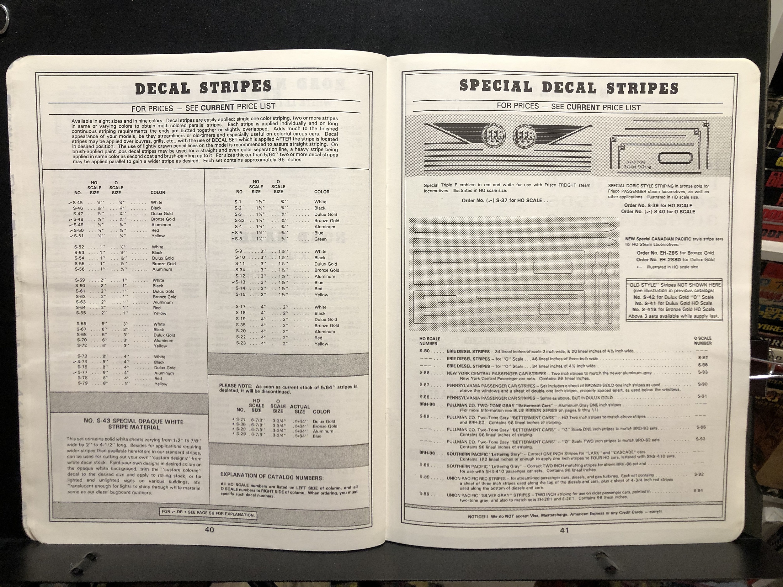 Champ Decals, 1990 Hobby Catalog, 50th Anniversary Parry Game Preserve