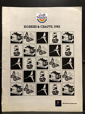 Hobby Catalogs: Craft Master - by Fundimensions, 1983 Hobby Catalog