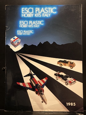 Hobby Catalogs: ESCI Plastic Hobby Kits (Italy), 1985 Hobby Catalog